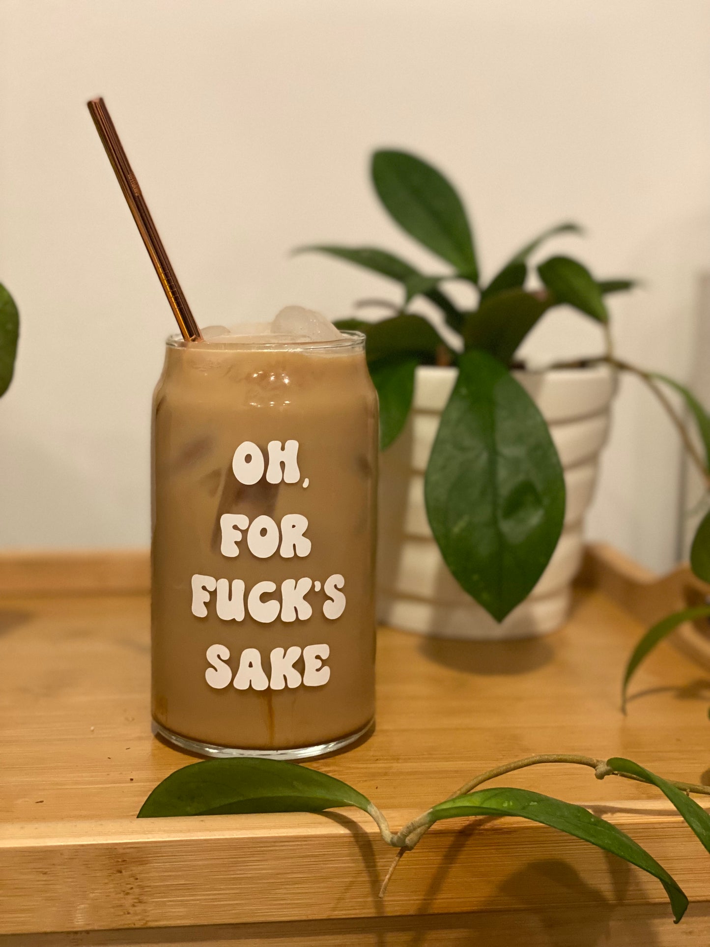 'Oh, For Fuck's Sake' Glass Can